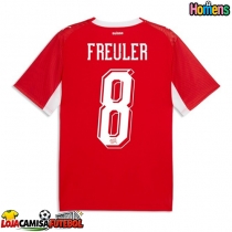 Camisa de Futebol Suíça Remo Freuler #8 Equipamento Principal Mundo 2026 Manga Curta
